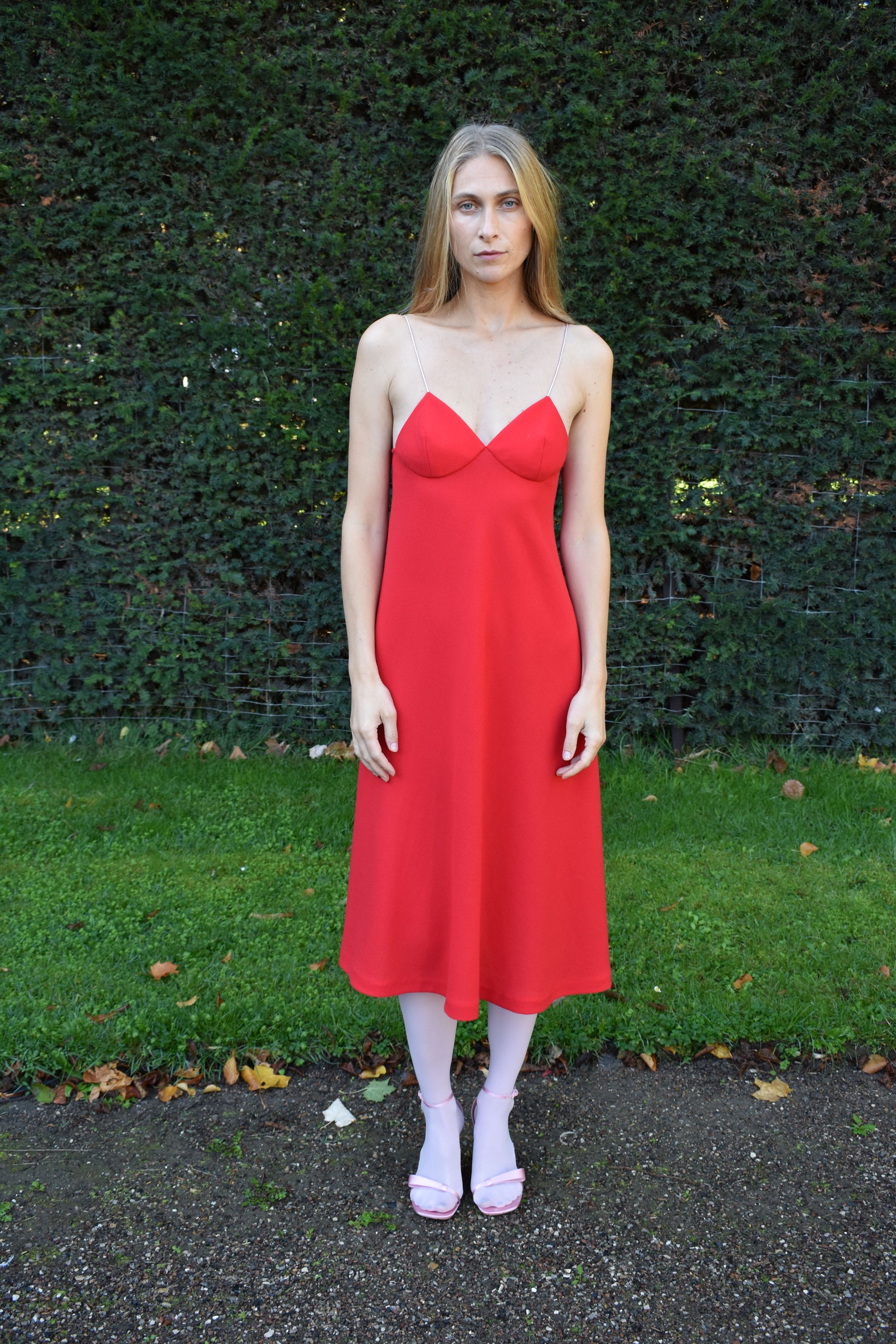 Sif Slip Dress in Crepe
